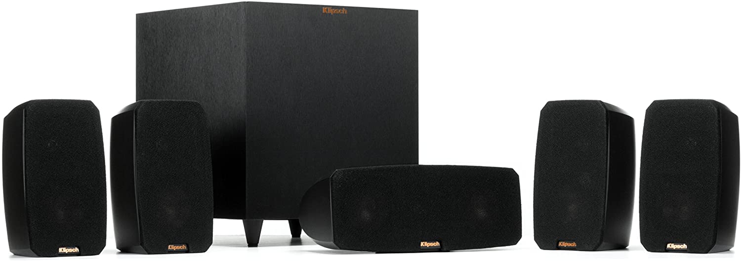 Klipsch Black Reference Theater Pack 5.1 Surround Sound System Klipsch Black Reference Theater Pack 5.1 Surround Sound System